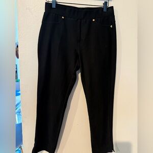 Like New NWT MICHAEL Michael Kors Solid Pull On Leggings Stretch Pants Medium Sz